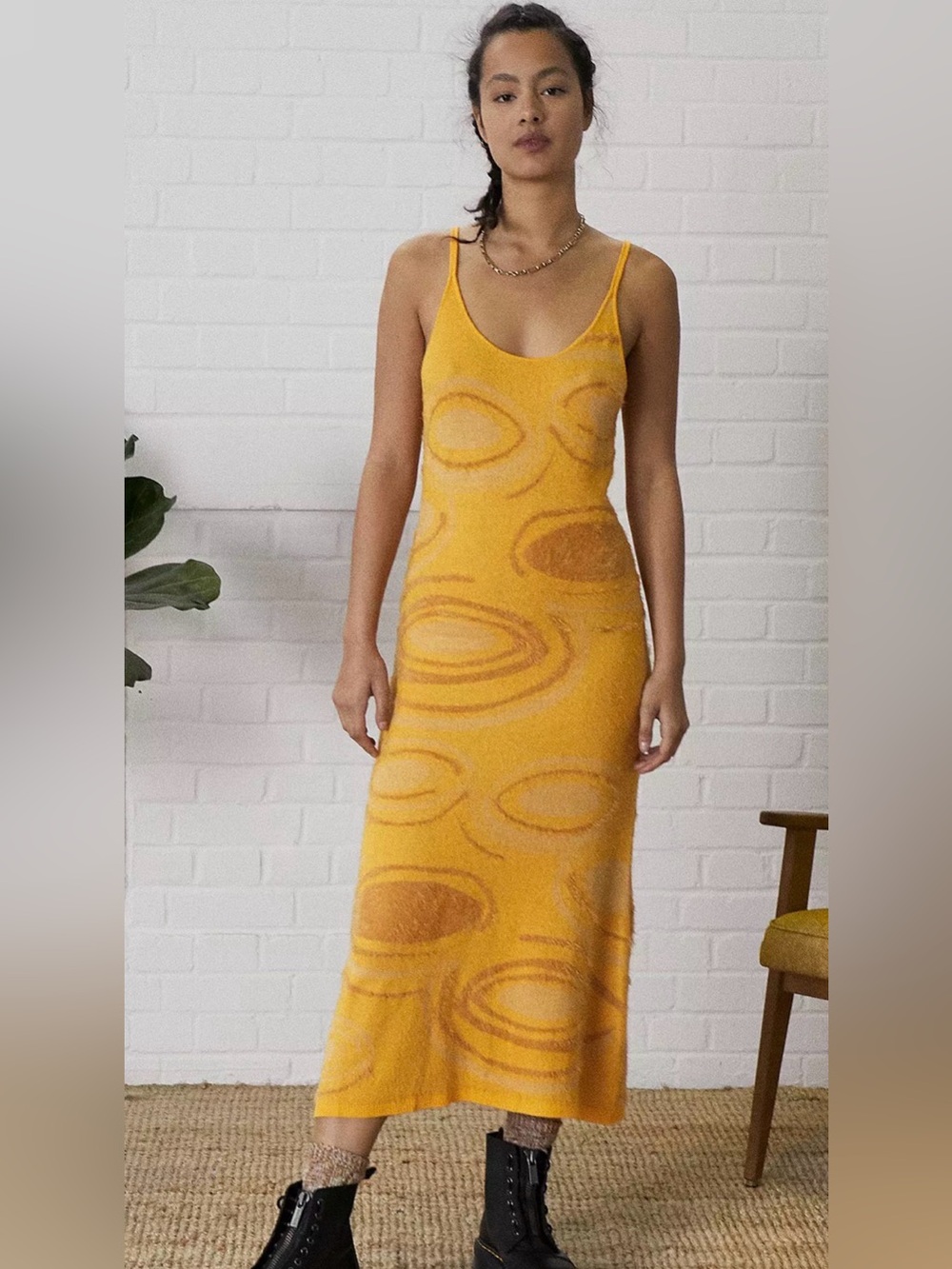 House of Sunny Hockney jacquard midi dress size 2